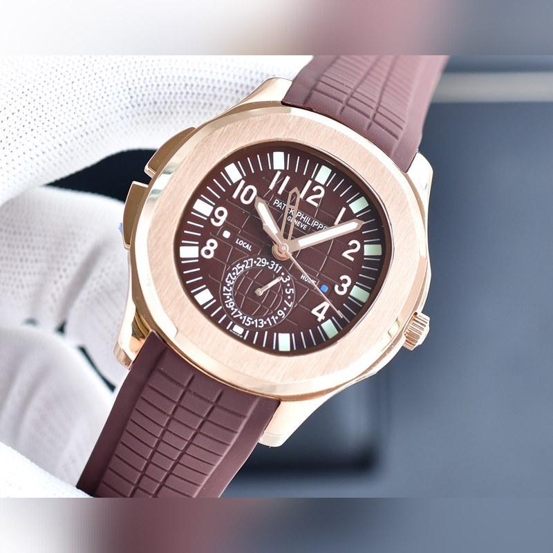 Patek Philippe Aquanaut Travel Time 5164A Dual Time Zone Calendar-2