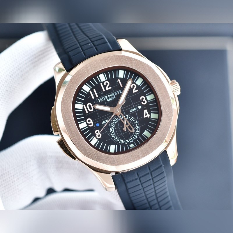 Patek Philippe Aquanaut Travel Time 5164A Dual Time Zone Calendar-3