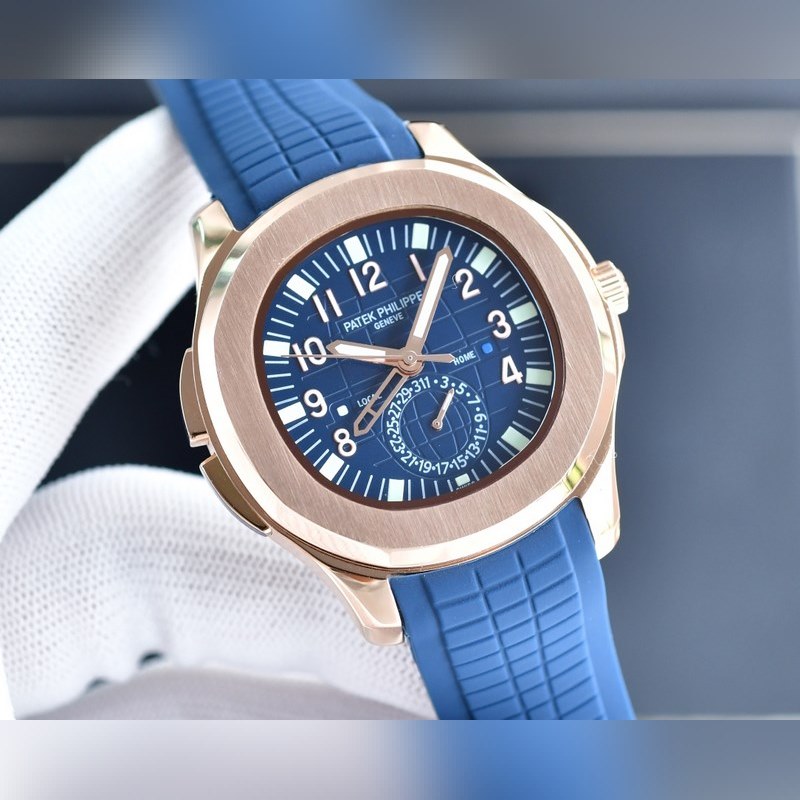 Patek Philippe Aquanaut Travel Time 5164A Dual Time Zone Calendar-4