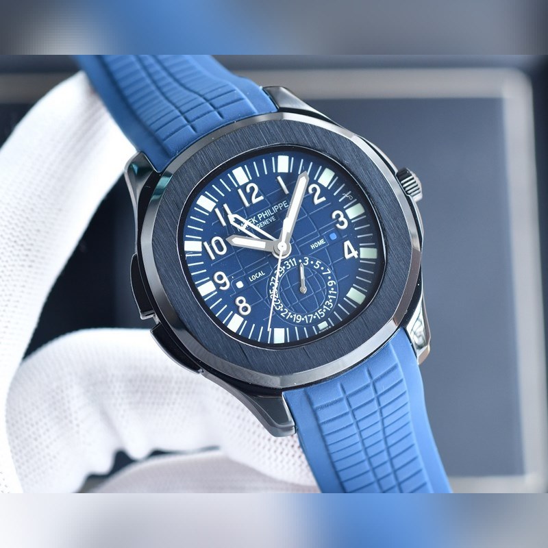 Patek Philippe Aquanaut Travel Time 5164A Dual Time Zone Calendar-2