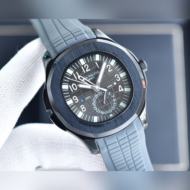 Patek Philippe Aquanaut Travel Time 5164A Dual Time Zone Calendar-3