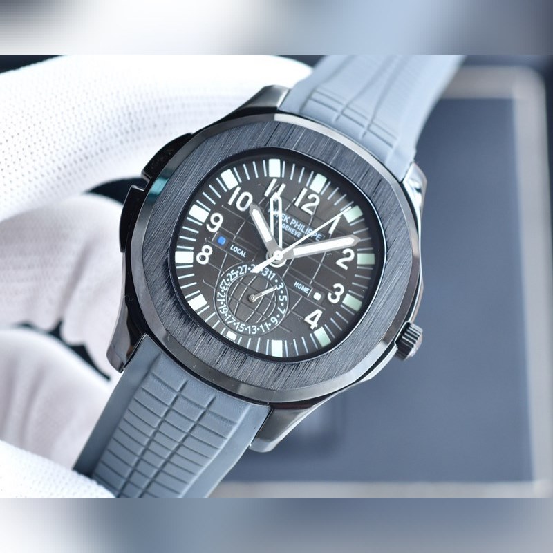 Patek Philippe Aquanaut Travel Time 5164A Dual Time Zone Calendar-5