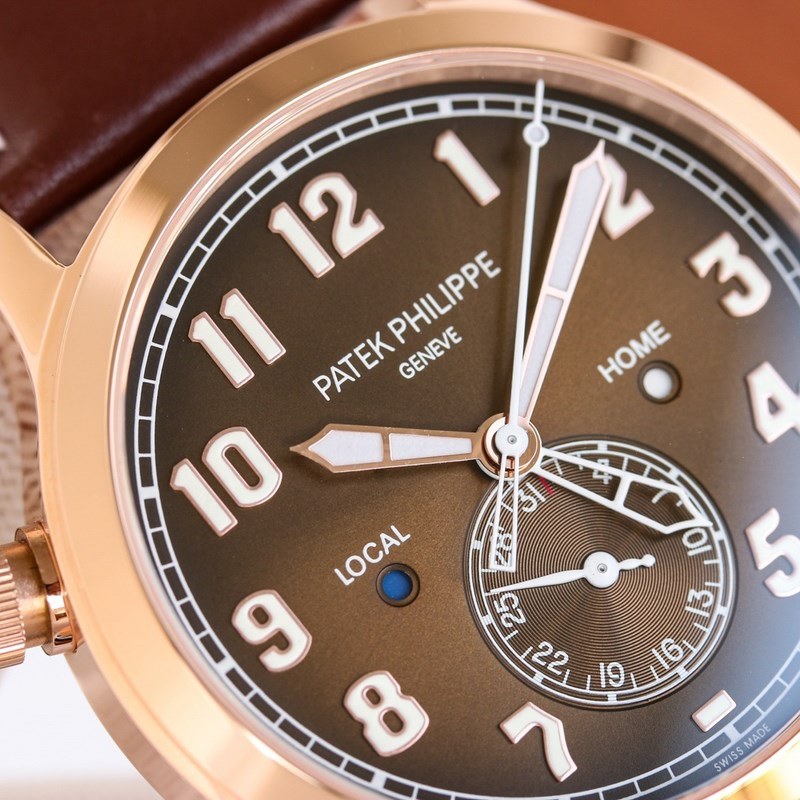 Patek Philippe Calatrava Pilot Travel Time Ref. 5524 Luxury Dual Time Zone Replica Watch-1