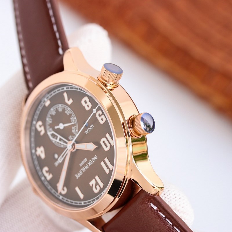 Patek Philippe Calatrava Pilot Travel Time Ref. 5524 Luxury Dual Time Zone Replica Watch-4