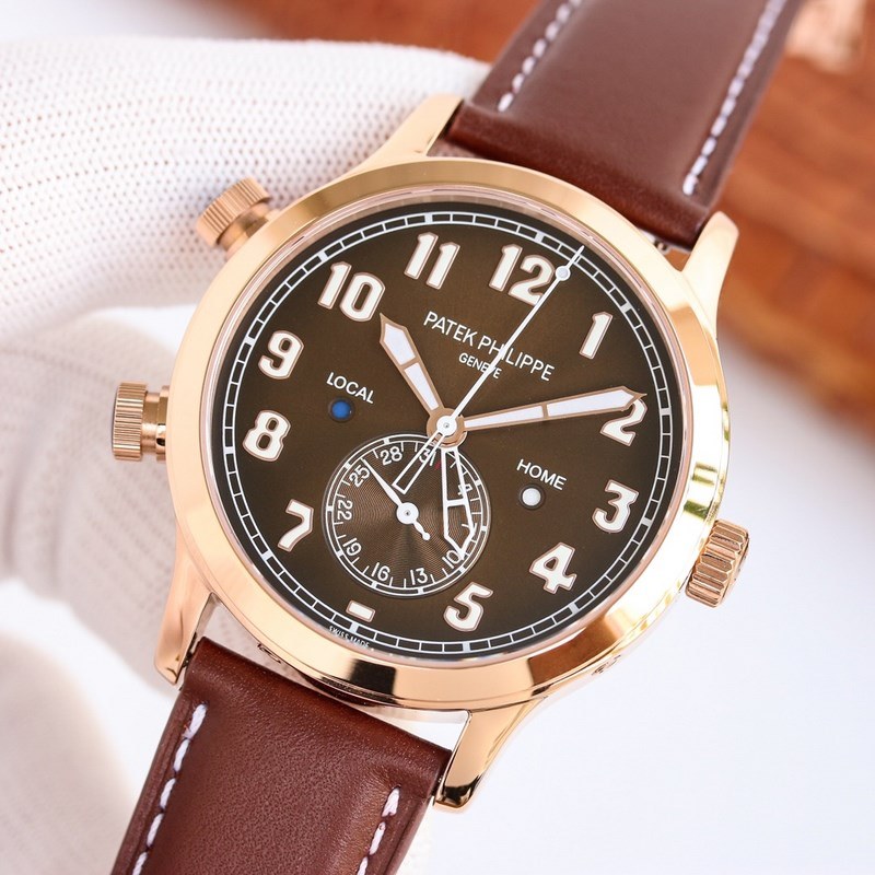 Patek Philippe Calatrava Pilot Travel Time Ref. 5524 Luxury Dual Time Zone Replica Watch-7