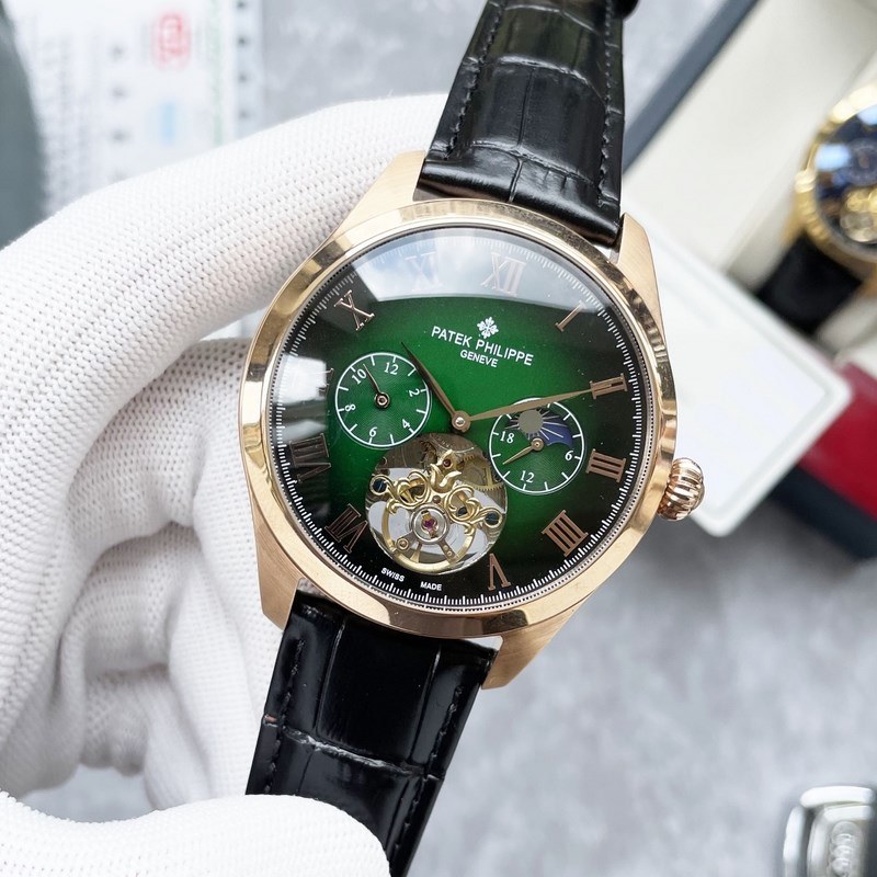 Patek Philippe Grand Complications Tourbillon Moonphase Replica Watch-5