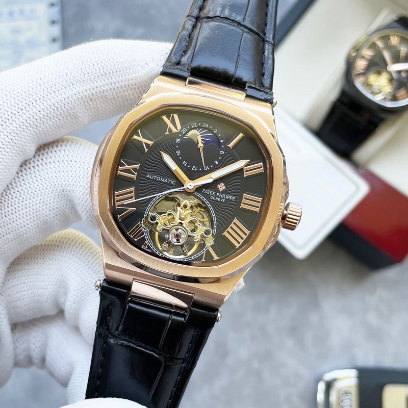 Patek Philippe Grande Complications Tourbillon Moon Phase Replica Watch-5