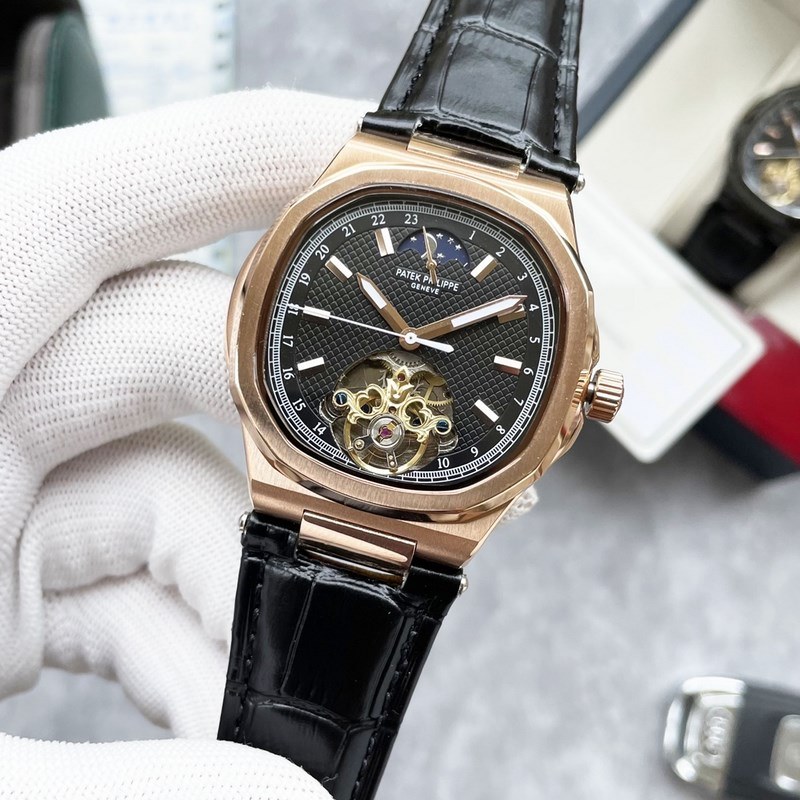 Patek Philippe Grand Complications Tourbillon Moonphase Men's Replica Watch-4