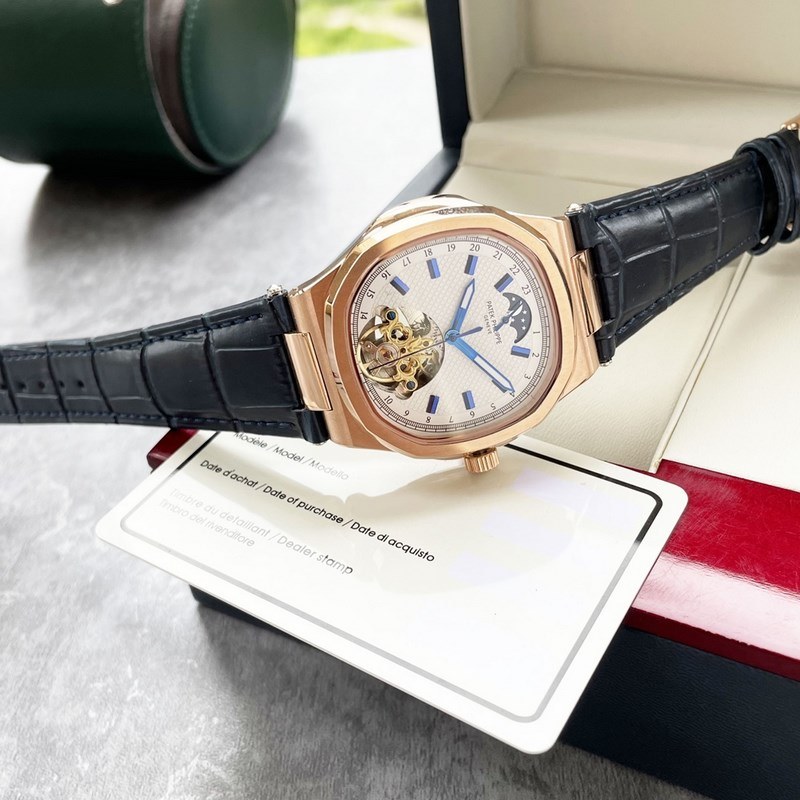 Patek Philippe Grand Complications Tourbillon Moonphase Men's Replica Watch-5