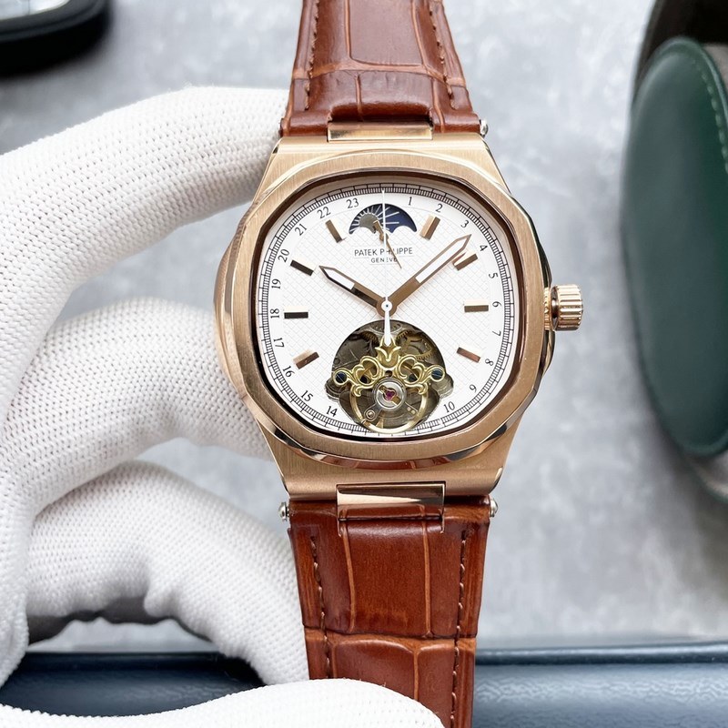 Patek Philippe Grand Complications Tourbillon Moonphase Men's Replica Watch-6