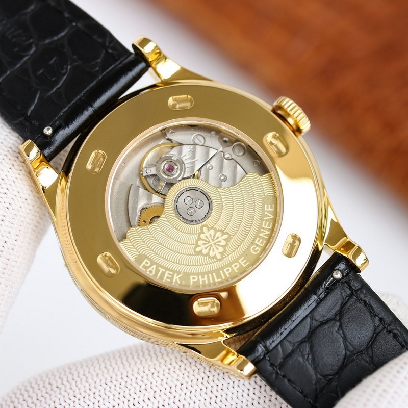 Patek Philippe Calatrava Skeleton Replica Watch Unique Elegance&Craftsmanship-6