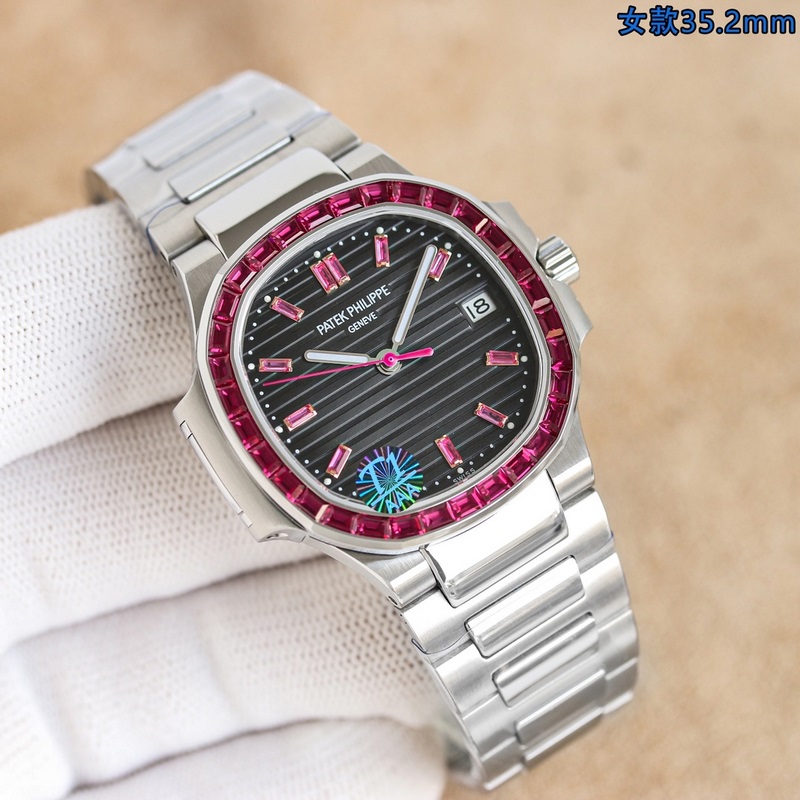 Patek Philippe Nautilus GR Factory 2025 Hidden Model Women's Replica Watch-2