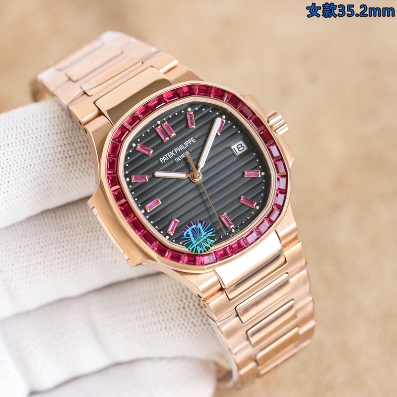 Patek Philippe Nautilus GR Factory 2025 Hidden Model Women's Replica Watch-3
