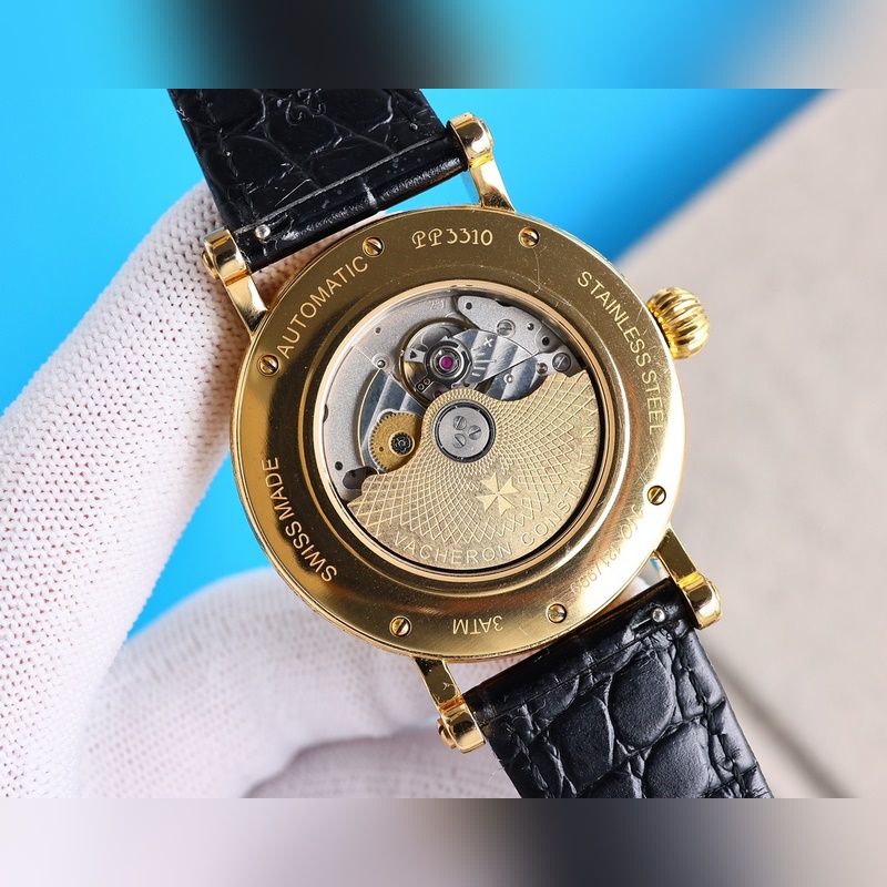 Patek Philippe Calatrava Elegant New Silver-Engraved Replica Watch with Strong Design-7