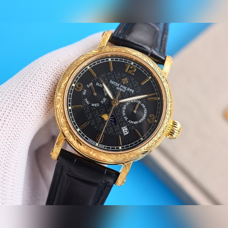 Patek Philippe Complications Handcrafted Engraved Replica Watch Stunning Debut-5