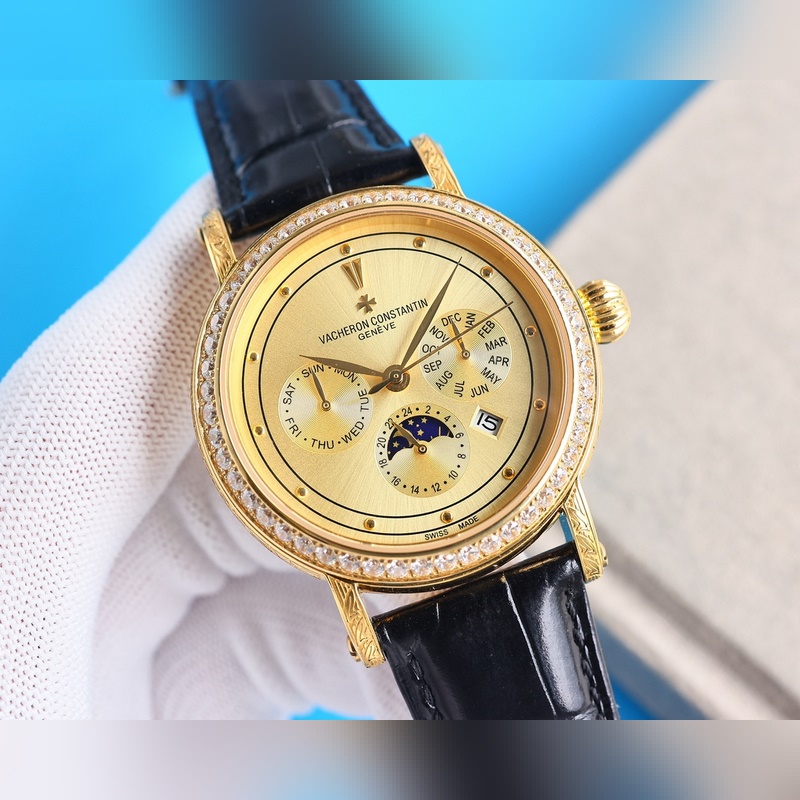 Patek Philippe Calatrava Elegant Silver Hook Replica Watch with Exquisite Floral Case-5