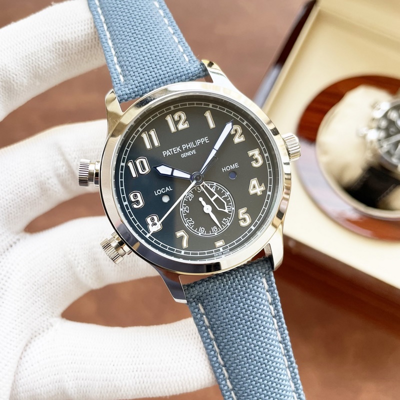 Patek Philippe Calatrava Pilot Travel Time 5524R Automatic 42mm Dual Time Zone-3