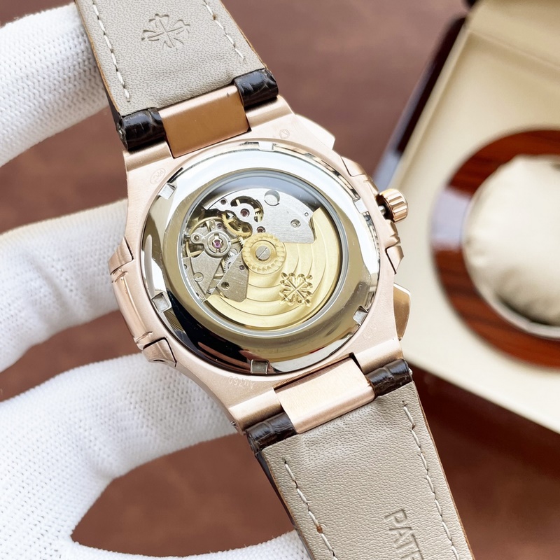 Patek Philippe Nautilus 5980 Chronograph 40mm Elegant Sports Replica Watch-7