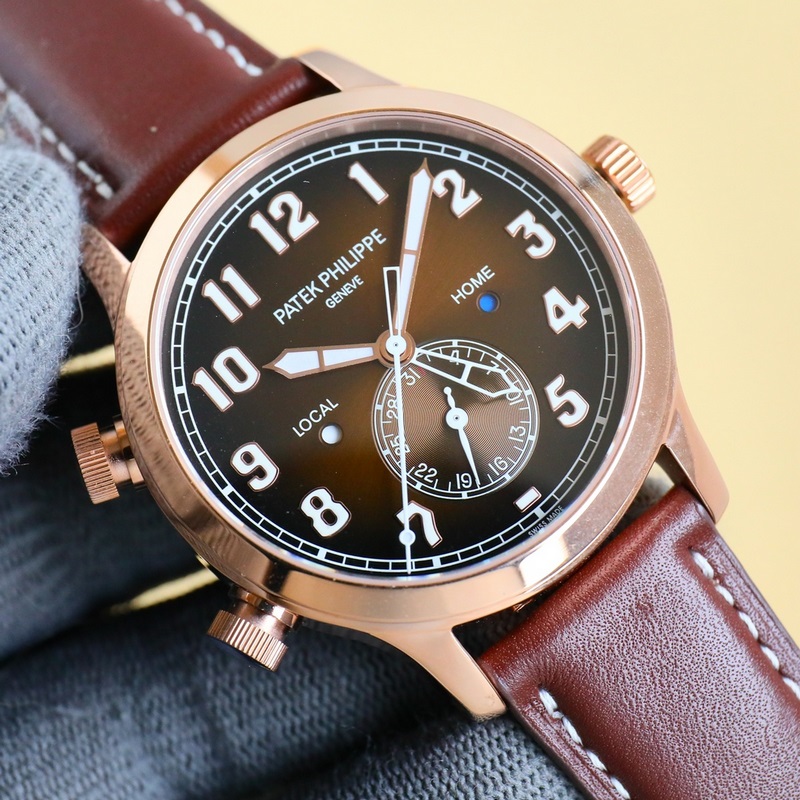 Patek Philippe Calatrava Ref. 5524 Dual Time Zone Replica Watch-2