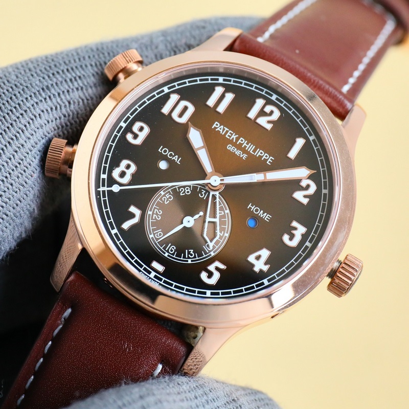 Patek Philippe Calatrava Ref. 5524 Dual Time Zone Replica Watch-3