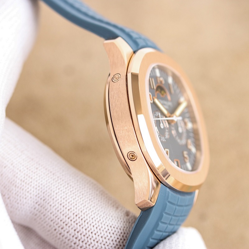 Patek Philippe Aquanaut 5261R-001 Smiley Face Replica Watch for Men and Women-5