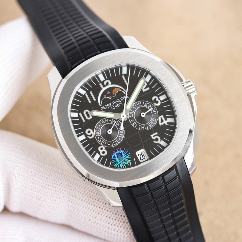 Patek Philippe Aquanaut 5261R-001 Smiley Face Replica Watch for Men and Women-5