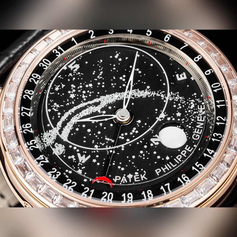 Patek Philippe Super Complications Celestial Replica Watch with Star Chart Dial-4
