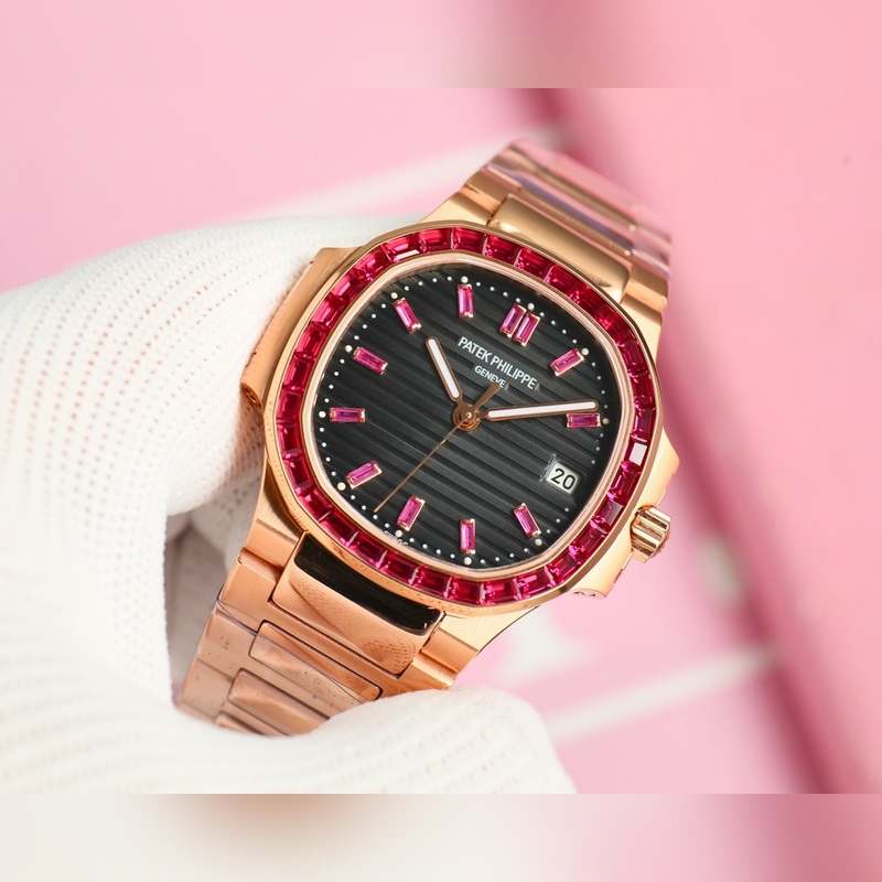 Patek Philippe Nautilus GR Factory 2025 Hidden Dial Women's Replica Watch-2