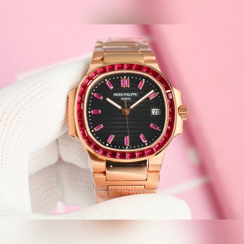 Patek Philippe Nautilus GR Factory 2025 Hidden Dial Women's Replica Watch-3