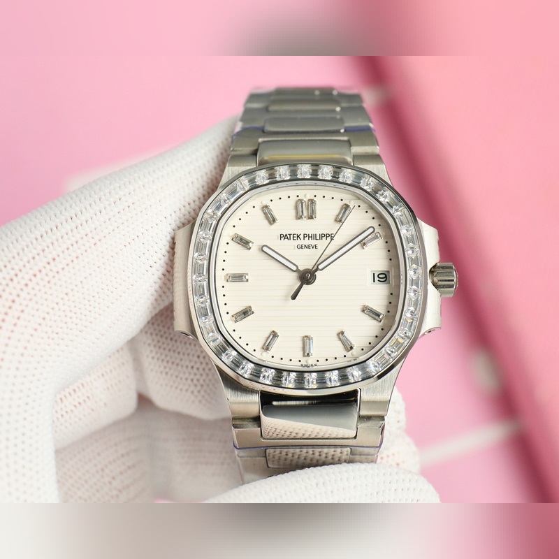 Patek Philippe Nautilus GR Factory 2025 Hidden Model Women's Replica Watch High Quality-3