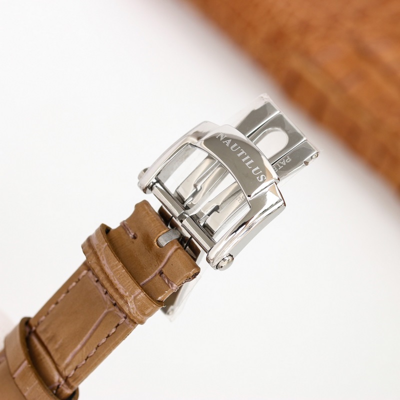 Patek Philippe Nautilus Women's Replica Watch Leather Strap Elegant Sports Model-8