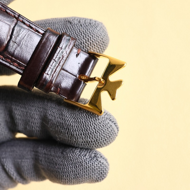 Patek Philippe Calatrava Elegant Engraved Case with Strong Aesthetics-8