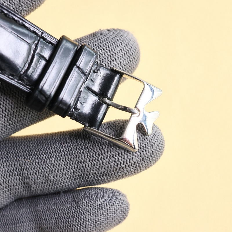 Patek Philippe Calatrava Elegant Silver Hooks with Artistic Dial Design-8