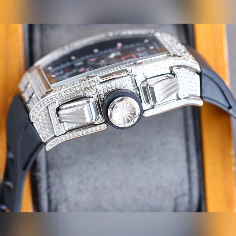 Richard Mille RM-011 Full Diamond 6-Function Replica Watch-5