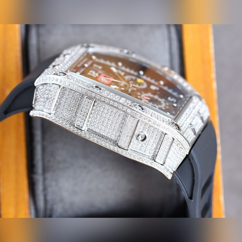 Richard Mille RM-011 Full Diamond 6-Function Replica Watch-6