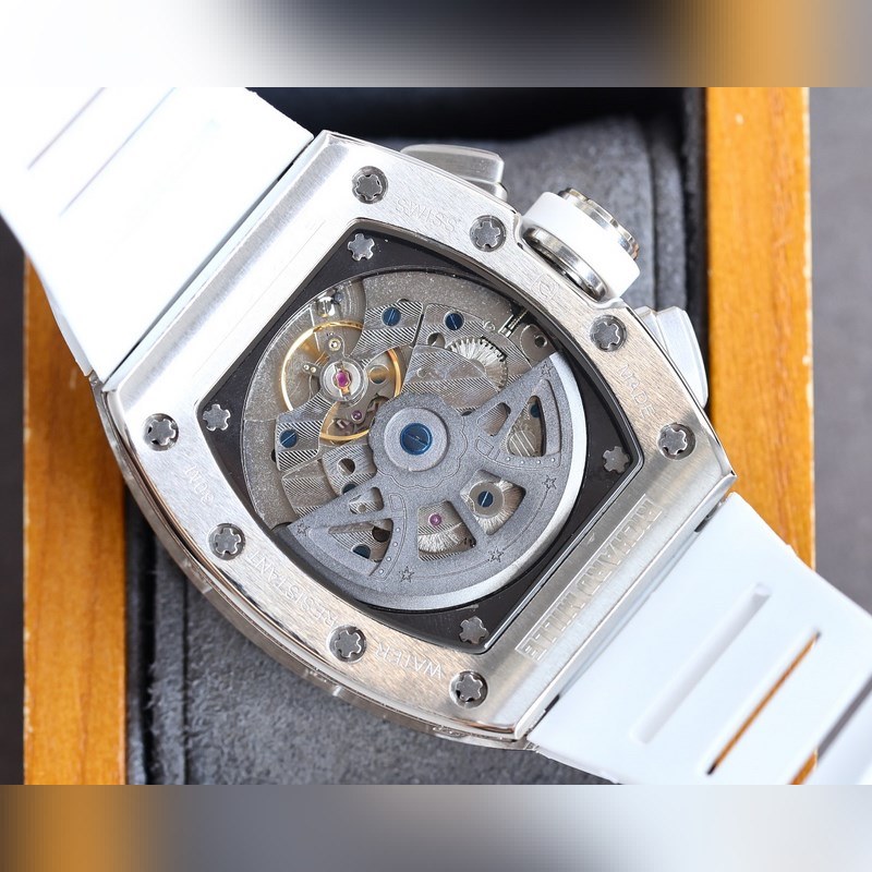 Richard Mille RM-011 Full Diamond Chronograph Multifunction Replica Watch-7