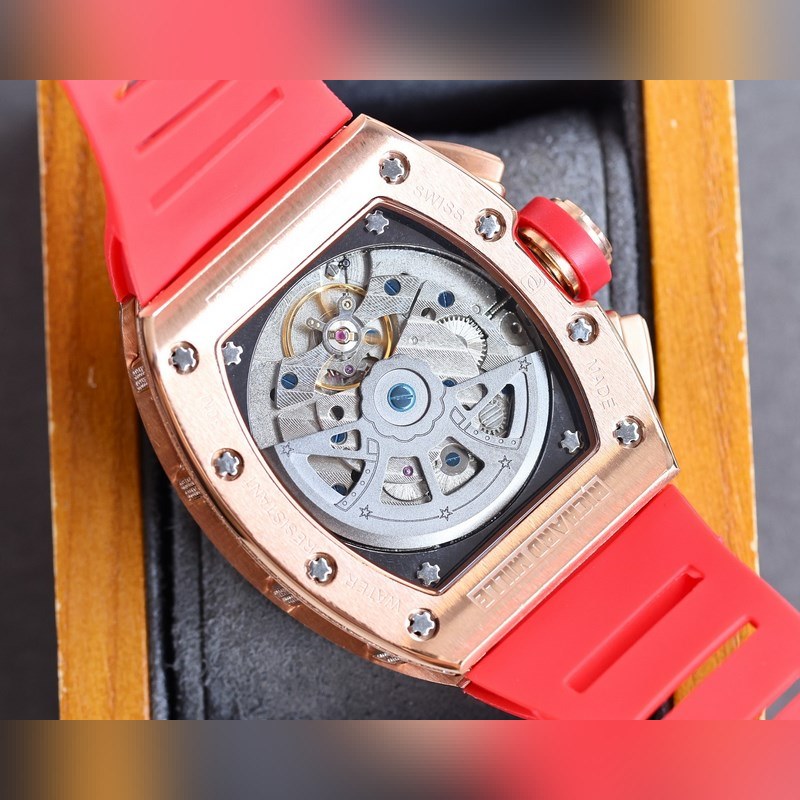 Richard Mille RM-011 Full Diamond Six-Hands Multifunction Replica Watch-7