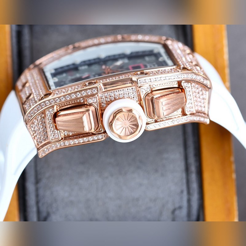 Richard Mille RM-011 Diamond-Studded Multifunctional Replica Watch-5