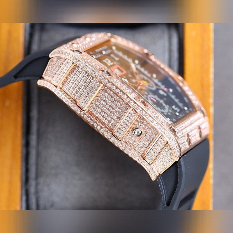 Richard Mille RM-011 Full Diamond 6-Needle Multifunctional Replica Watch-6