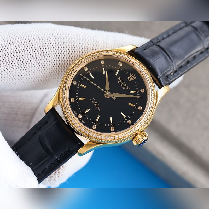 ROLEX Cellini Women's Replica Watch Elegant Quality Timepiece-4