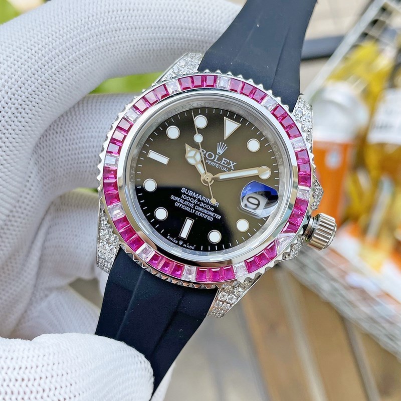 Rolex Submariner Custom Luxurious Diver Replica Watch-6