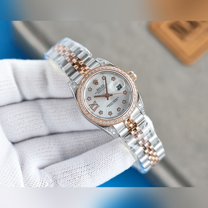 Rolex Women's 28mm Datejust Replica Watch Quality Timepiece-4