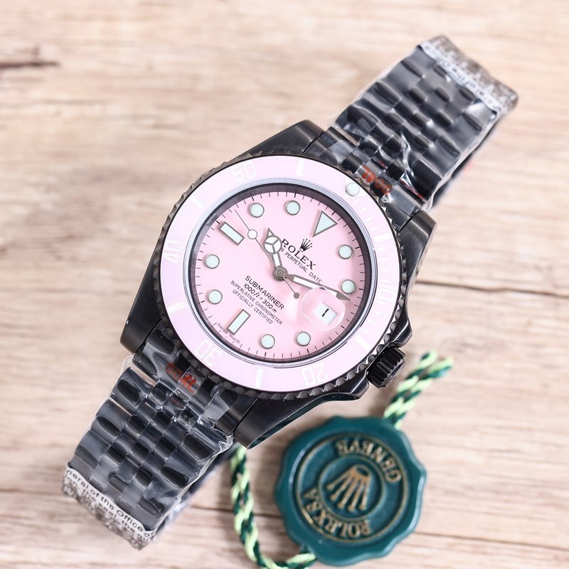 BLAKEN Rolex Submariner Green Black Carbon Upgrade 5-Group Black Steel Band-1