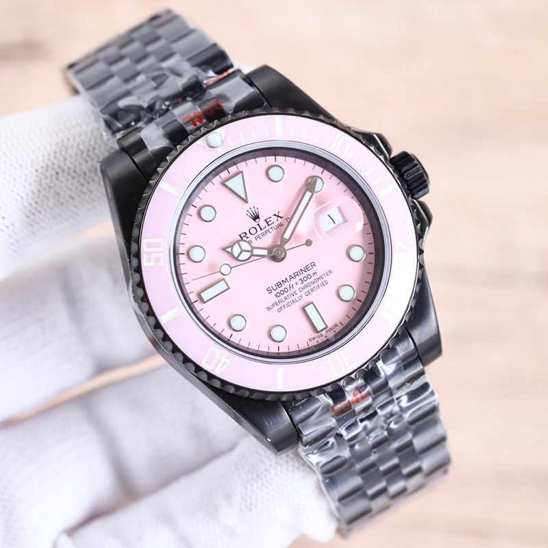 BLAKEN Rolex Submariner Green Black Carbon Upgrade 5-Group Black Steel Band-4