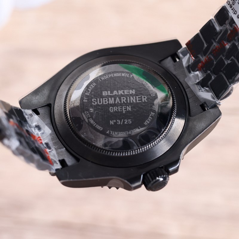 Rolex Black Steel Submariner Collaboration with BLAKEN-8