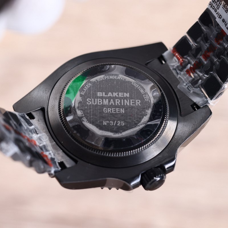 Rolex Submariner Black Ceramic Limited Edition with Black Steel Strap-8