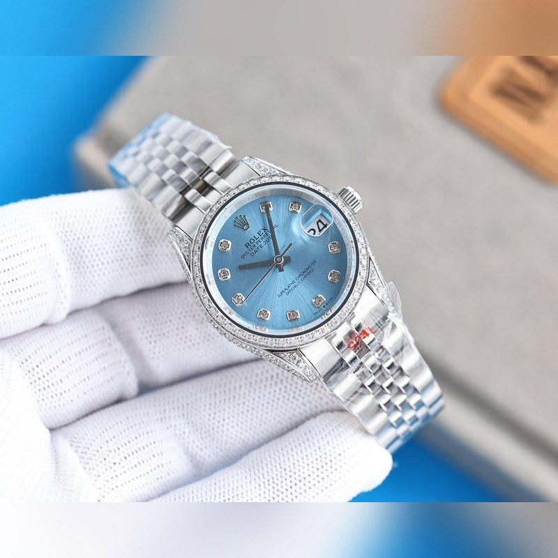 ROLEX Oyster Perpetual Datejust 31 Diamond-Set Luxury Replica Watch-4