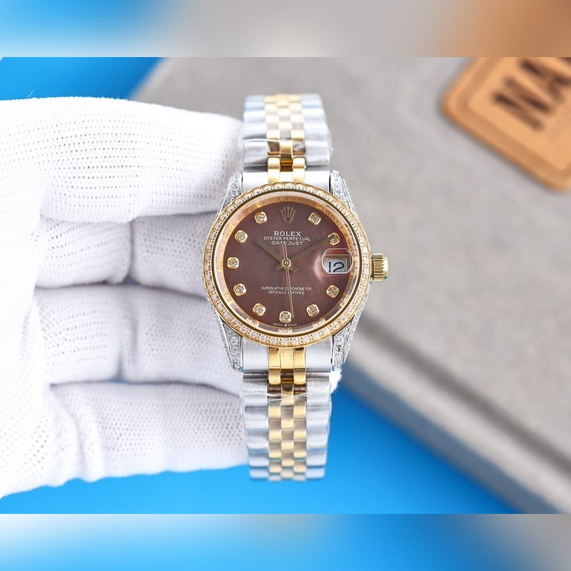 ROLEX Oyster Perpetual Datejust 31 with Premium Natural Diamonds-3
