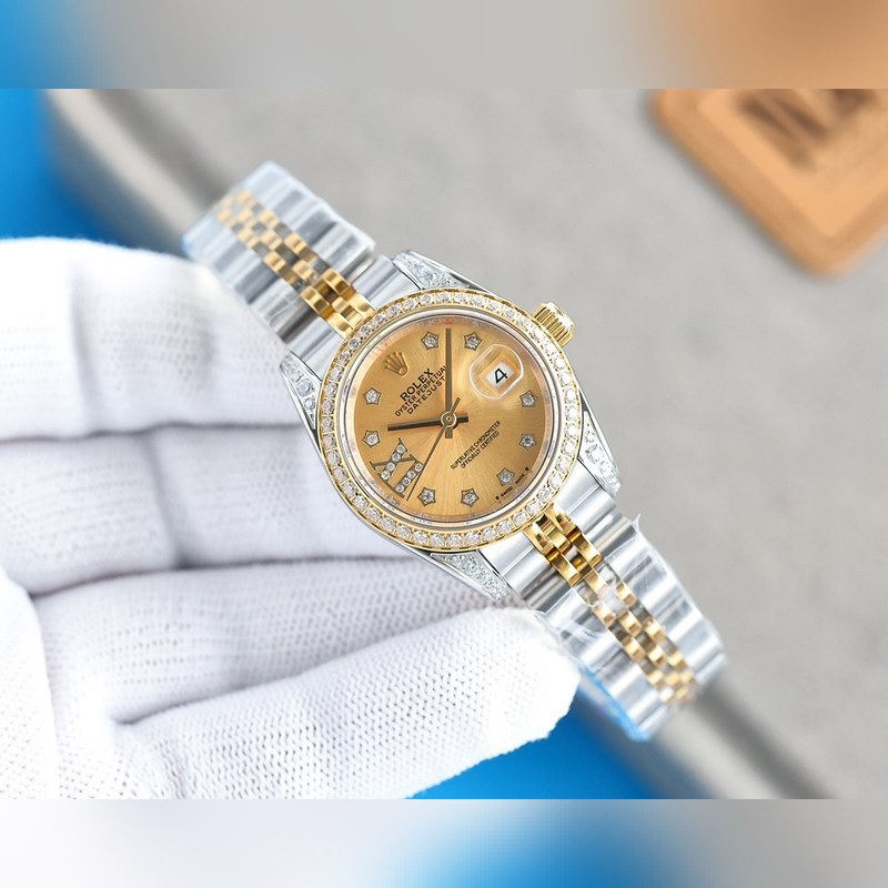 Rolex Lady Datejust 28mm Replica Watch Luxury Timepiece-3