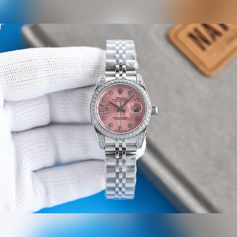 Rolex Day-Date 28mm Women's Replica Watch Luxurious Timepiece-3